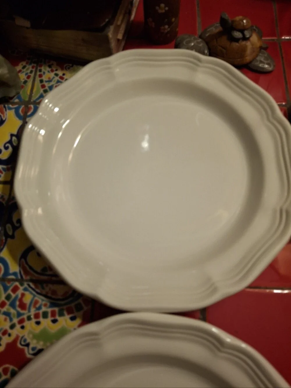 MIKASA FRENCH COUNTRYSIDE SALAD DESSERT PLATES 7 7/8